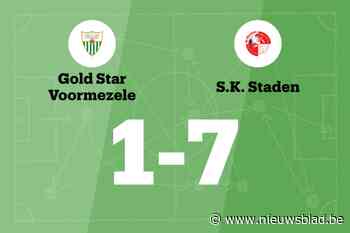GS Voormezele blijft verliezen na thuisnederlaag tegen SK Staden