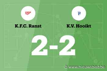 Ranst en Hooikt eindigen op 2-2-gelijkspel