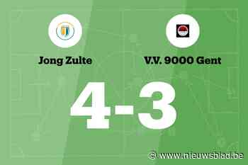 Jong Zulte wint thuis van VV 9000 Gent