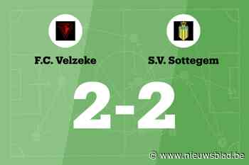 FC Velzeke deelt thuis de punten met SV Zottegem B