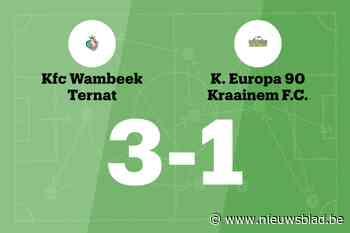 KFC Wambeek Ternat wint thuis van K Eur.90 Kraainem, mede dankzij twee treffers Marchoul