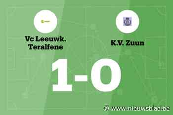 Van Den Meerssche leidt Leeuwkens Teralfene B voorbij Zuun