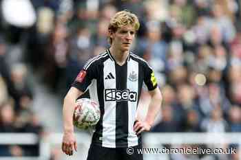 Wembley heartache to repeat itself for Anthony Gordon after Newcastle United red card