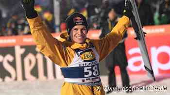 Skispringen: Wellinger mit Silber-Coup im Regen von Trondheim