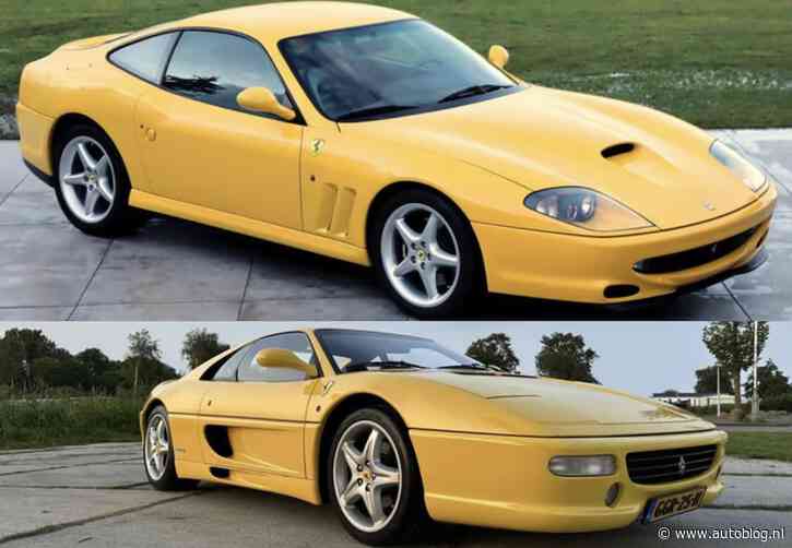 Marktplaats kies maar: gele Ferrari 550 of gele Ferrari F355?