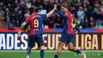 Flick-Elf bestraft Real-Patzer: Lewandowski setzt Gala des FC Barcelona die Krone auf