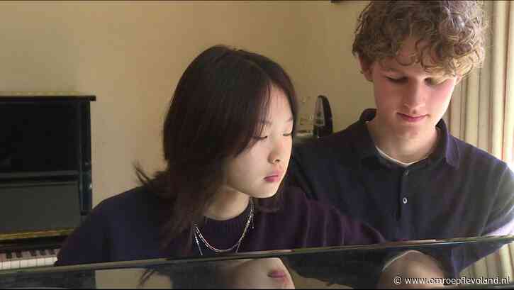 Dronten - Jong talentvol pianoduo uit Dronten maakt furore