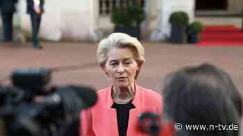 Plan wird bald vorgestellt: Von der Leyen kündigt "Wiederbewaffnung Europas" an