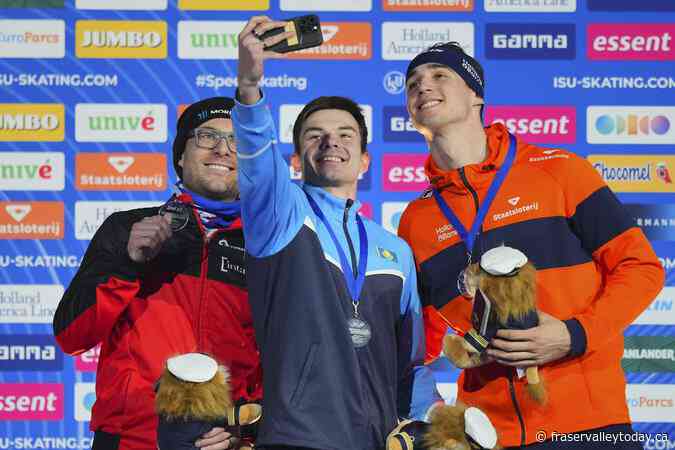Canada’s Dubreuil, Blondin win speedskating silver medals as World Cup season ends