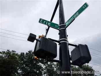 Manhole repair to close lanes on Erie at Monroe