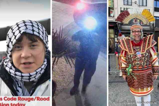 Greta Thunberg voert actie in Gent, bewakingscamera’s tonen hoe dieven BMW van Anthony (30) stelen en carnavalisten lachen met bekende politici: vijf niet te missen regioverhalen van het weekend