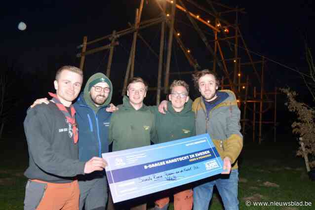 Indrukwekkende sjorconstructie levert scouts kanotrip in Zweden op: “Dat wordt een fantastische belevenis”