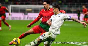 AC Milan met tien man in 98ste minuut nog onderuit tegen Lazio, Rensch geeft assist bij Roma
