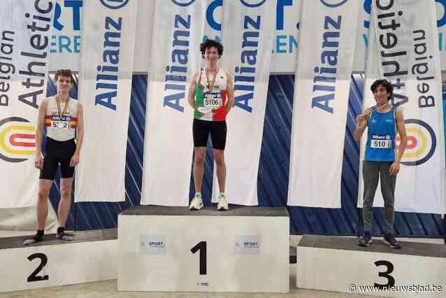 Chiel uit Tollembeek Belgisch kampioen op 800 meter indoor