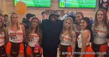 Newcastle United legend Faustino Asprilla spotted at Hooters after Brighton defeat