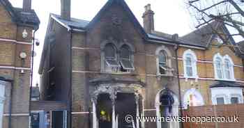 Pictures show devastating aftermath of suspected arson attack on house in Catford