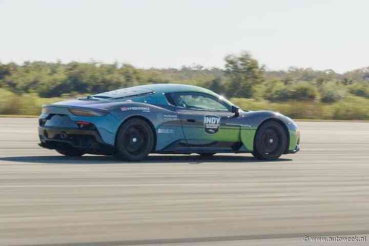 Maserati MC20 rijdt 'zelf' naar recordsnelheid