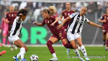 Serie A Femminile, Juventus - Roma 4-3: Girelli ne fa tre e lo Scudetto si allontana