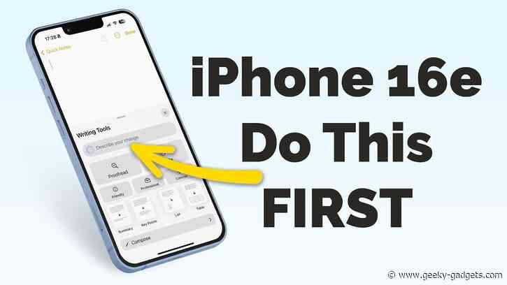 Just Got an iPhone 16e? Do These 10 Things Right Away!
