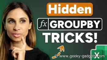 Excel GROUPBY Hacks to Instantly Improve Your Reports