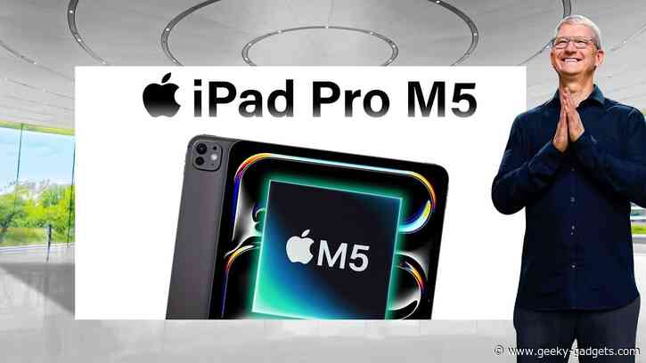 M5 iPad Pro LEAKED: Prepare to Be Amazed!