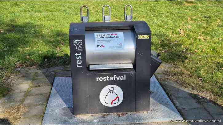 Zeewolde - Stichting De Ondersteuning: 'Nieuw afvalsysteem Zeewolde te duur voor armere gezinnen'