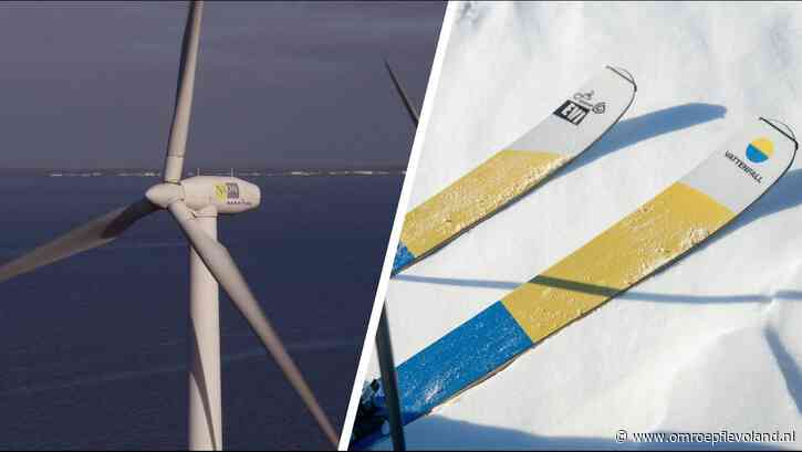 Flevoland - Flevolandse windturbinebladen krijgen nieuw leven op de skipiste