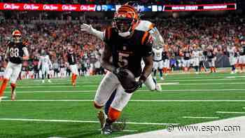 Bengals franchise WR Higgins for 2nd year in row