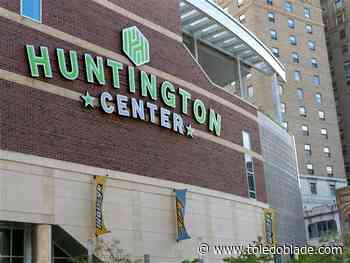 A man found trapped in trash compactor at Huntington Center