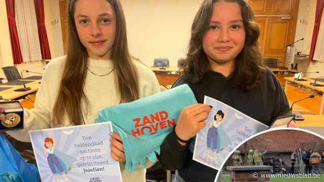 Lucía (13) en Josefien (13) krijgen medailles van heldenmoed nadat ze man van verdrinkingsdood hebben gered