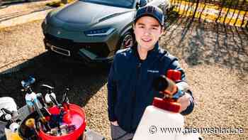 Mattice (21) poetst luxewagens aan huis: “Stress om Ferrari van drie miljoen te wassen? Nee, hoor”