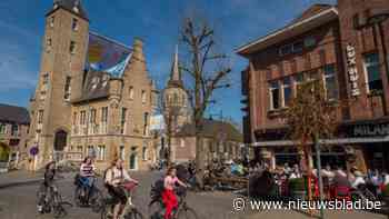 Leerlingen basisschool De Linde trekken vrolijk uitgedost door Bornemse straten tijdens carnaval