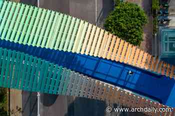 Jianshe Avenue Pedestrian Bridge / Atelier cnS