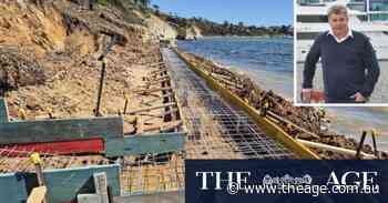Frankston home owner to reverse ‘illegal’ beach wall works after local backlash