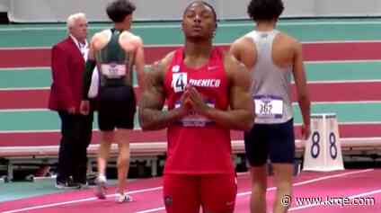 UNM's Cam Watts brings speed on the track and the gridiron