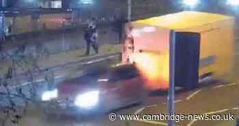 Theft of bright orange food trailer from Cambridge sparks CCTV appeal