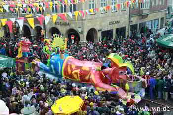 Das sind die schönsten Bilder vom Rosenmontagszug in Münster
