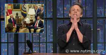 Late Night Recaps Zelensky’s Casual Friday at the White House