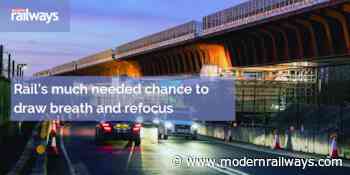 Rail's much needed chance to draw breath and refocus