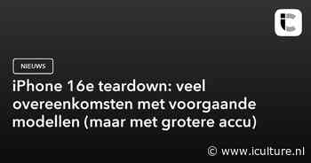 iPhone 16e teardown: veel overeenkomsten met voorgaande modellen (maar met grotere accu)