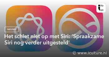 Het schiet niet op met Siri: ‘Spraakzame Siri nog verder uitgesteld’