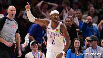 Canada's Gilgeous-Alexander making 50-point games a regular occurrence for West-leading Thunder