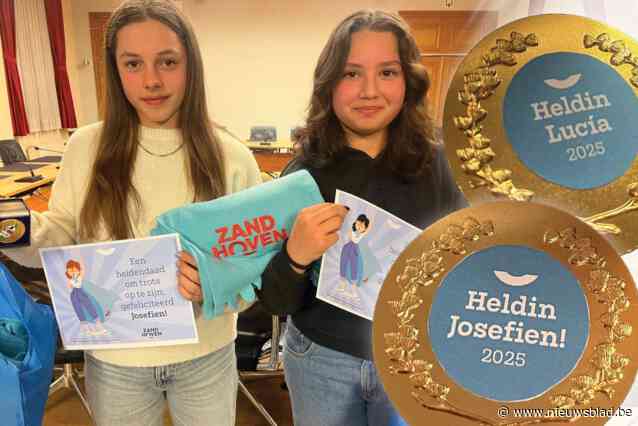 Vriendinnen en nu ook heldinnen: Josefien (13) en Lucía (13) krijgen medaille nadat ze man van verdrinkingsdood redden: “Ze hadden net zo goed kunnen doorfietsen”