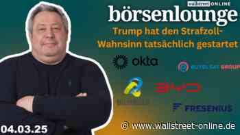 wO Börsenlounge: BYD | Eutelsat | Bilfinger - Donald Trump reißt die Märkte in die Tiefe