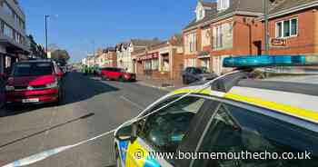 LIVE: Road closed after car and motorbike involved in crash