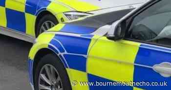 Police hunt for driver who collided with road sign