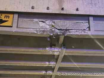 Traffic snafus after semi strikes overpass on Sherwood Park Freeway: RCMP