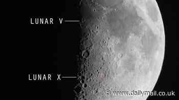 A giant X will appear on the MOON this week - here's how to see the rare lunar display