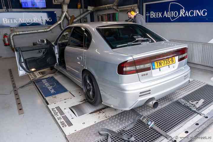 Subaru Legacy B4 (2002) - Op de rollenbank