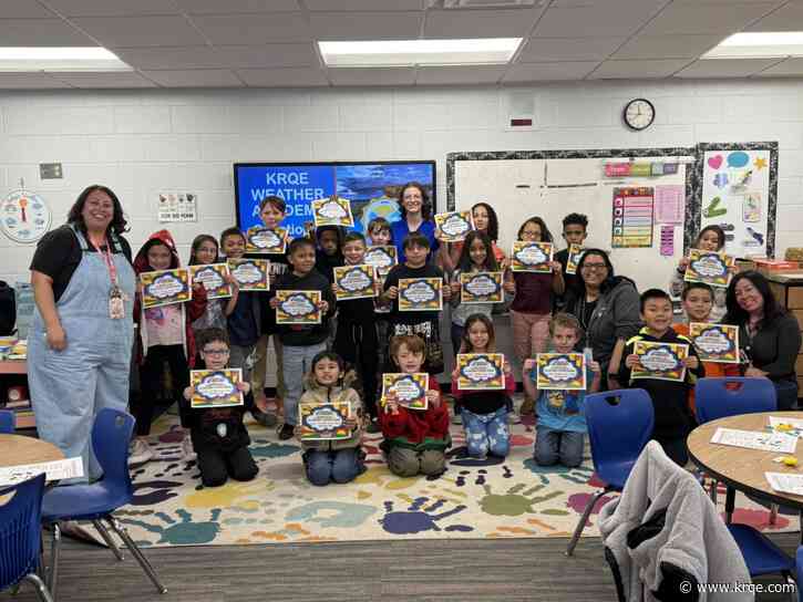 KRQE Weather Academy visits Colinas Del Norte Elementary School